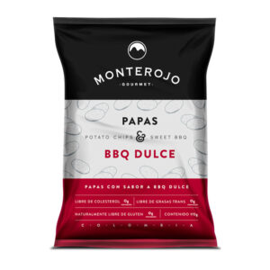 Papas Monte Rojo BBQ Dulce 115gr