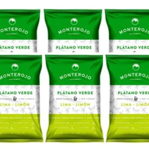 Platano Verde Lima Limon 35gr x6 Monte Rojo